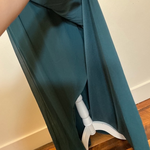 Show Me Your Mumu Kendra Maxi Dress in Emerald Green Size Small NWT - Picture 8 of 11